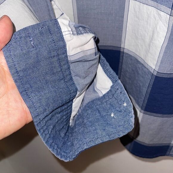 Express Slim Soft Wash Plaid Button Down Shirt - Picture 7 of 9